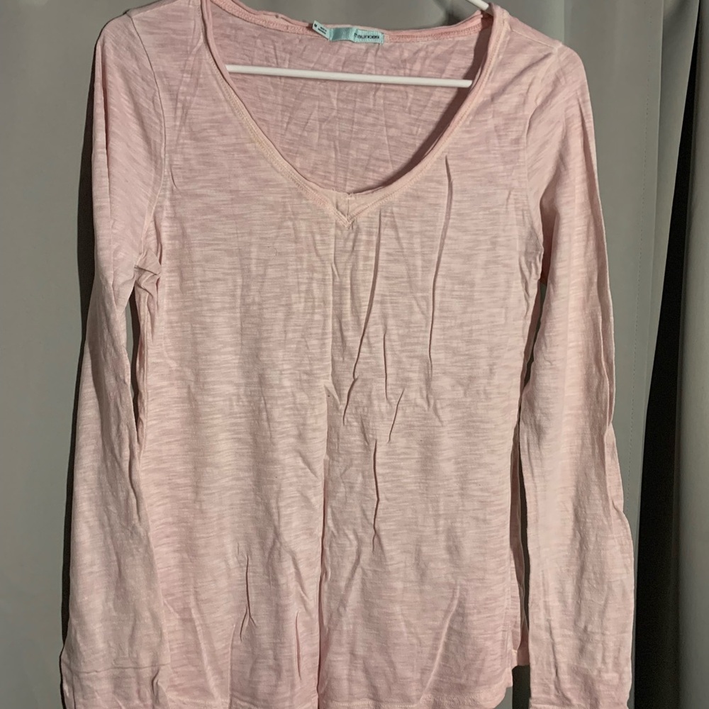 Maurices Light Pink V-Neck Blouse